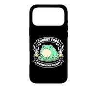 Custodia per iPhone 17 Pro Max Paffuto Frog Appreciation Society Amphibian Hobbyist