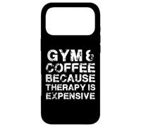 Custodia per iPhone 17 Pro Max Palestra e caffè perché la terapia è costosa