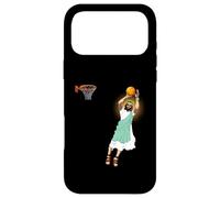 Custodia per iPhone 17 Pro Max Pallacanestro religioso Gesù Christian Humor Tre Point Shot