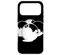 Custodia per iPhone 17 Pro Max Palle da biliardo Disegno Snooker