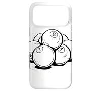 Custodia per iPhone 17 Pro Max Palle da biliardo Disegno Stecca Sport Snooker