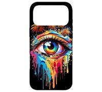 Custodia per iPhone 17 Pro Max Palma Colorata Arcobaleno Paradiso Oc