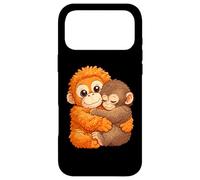 Custodia per iPhone 17 Pro Max Panchi Kun e peluche Punch The Monkey Macaco giapponese