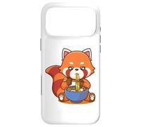 Custodia per iPhone 17 Pro Max Panda Rosso Mangiare Ramen Zoo Zoo Zookeeper Zooookeeper