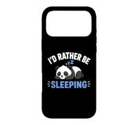 Custodia per iPhone 17 Pro Max Panda Sleep Funny Nap Humor Lazy I'd Rather Be Sleeping