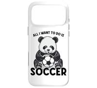 Custodia per iPhone 17 Pro Max Panda Soccer Tutto quello che voglio fare è un simpatico giocatore di orsi