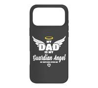 Custodia per iPhone 17 Pro Max Papà è il mio angelo che mi guarda in memoria