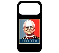 Custodia per iPhone 17 Pro Max Papa Leo XIV Retro pop art ritratto