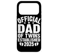 Custodia per iPhone 17 Pro Max Papà ufficiale dei gemelli fondata nel 2025