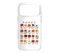 Custodia per iPhone 17 Pro Max Papavero rosso per gli amanti dei fiori delle specie di papaveri commemorativi