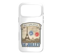 Custodia per iPhone 17 Pro Max Parigi Francia Torre Eiffel Bastiglia Giorno 14 Juillet Vintage Gr