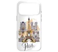 Custodia per iPhone 17 Pro Max Parigi Francia Vacanze Souvenir Vacanze Francese Torre Eiffel
