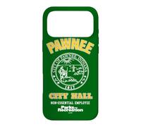 Custodia per iPhone 17 Pro Max Parks And Recreation Pawnee City Hall Non-Essential Employee