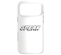 Custodia per iPhone 17 Pro Max Parla | Racconta la tua storia Non tacere Dillo