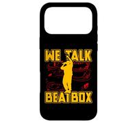 Custodia per iPhone 17 Pro Max Parliamo Beatbox Music Old School Rap Microfono Beatboxer