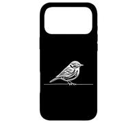 Custodia per iPhone 17 Pro Max Parula di Townsend Line Art Ornitologia