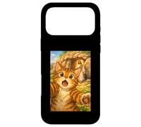 Custodia per iPhone 17 Pro Max Pasqua Meme Gatto Prendendo Selfie Gesù Resurrezione Cristiano