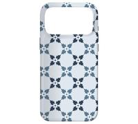 Custodia per iPhone 17 Pro Max Pastel Blue Leaves Petals Stars Ice Snowflakes