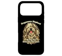Custodia per iPhone 17 Pro Max Pastore Bergamasco Il mio cane ha capelli migliori divertente