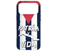 Custodia per iPhone 17 Pro Max Patria y Vida Cuban Flag Cuba Cuban Roots Black