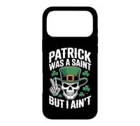Custodia per iPhone 17 Pro Max Patrick was Saint But I Aint Skull St Patricks Day