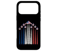 Custodia per iPhone 17 Pro Max Patriotic Fighter Jets Bandiera USA Rosso Bianco & Blu 4 luglio