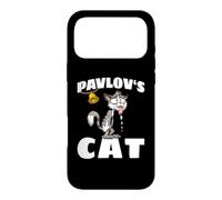 Custodia per iPhone 17 Pro Max Pavlovs Cat Gatto Cartoni Esperimento Pavloviano Del Cane