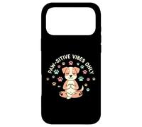 Custodia per iPhone 17 Pro Max Paw-sitive Vibes Only Animal Lover Dog Citazione