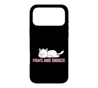 Custodia per iPhone 17 Pro Max Paws and snooze Pigiama Camicia da notte