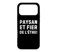 Custodia per iPhone 17 Pro Max Paysan et Fier de l'être pour les agriculteurs engagés