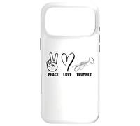 Custodia per iPhone 17 Pro Max Peace Love Trumpet Proud Uomo Donna Trumpeter
