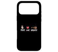 Custodia per iPhone 17 Pro Max Peace Love Ukulele Musicisti Divertenti Ukulele Per Un Uke Giocatore