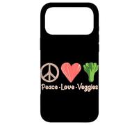 Custodia per iPhone 17 Pro Max Peace Love Verdure