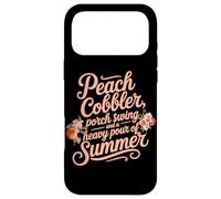 Custodia per iPhone 17 Pro Max Peach Cobbler Porch Swing and a Heavy Pour of Summer