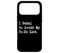 Custodia per iPhone 17 Pro Max Pedale per evitare la mia lista di cose da fare Citazioni divertenti sul ciclismo