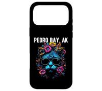 Custodia per iPhone 17 Pro Max Pedro Bay - Gatto dell'Alaska con occhiali da sole e fiori