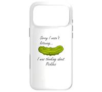 Custodia per iPhone 17 Pro Max Pensare ai sottaceti Amante del cibo Cetriolo