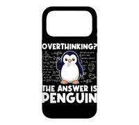 Custodia per iPhone 17 Pro Max Pensare troppo La risposta è Penguin Divertente Insegnante di Matematica