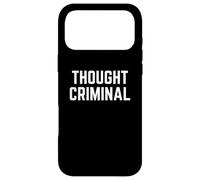 Custodia per iPhone 17 Pro Max PENSIERO CRIMINALE 1984 Pensiero Crimine Distopia Politica Slogan
