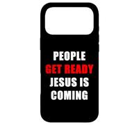 Custodia per iPhone 17 Pro Max People Get Ready JESUS is Coming - Rapture Warning Quote