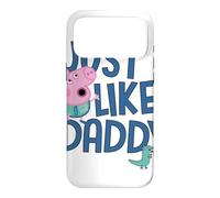 Custodia per iPhone 17 Pro Max Peppa Pig Just Like Daddy Festa del papà