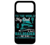 Custodia per iPhone 17 Pro Max Per il mondo mio padre è solo un ferroviere, ma per me quel treno
