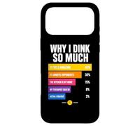 Custodia per iPhone 17 Pro Max Perché bevo così tanto: grafico Pickleball