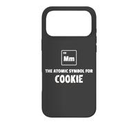 Custodia per iPhone 17 Pro Max Periodic Table Mm Element of Cookie Atomic Symbol
