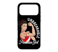 Custodia per iPhone 17 Pro Max Peruvian Girl Tee Heritage Perù Latina Donne Forti