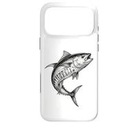 Custodia per iPhone 17 Pro Max Pescatore di pesce di tonno pinna gialla vintage pescatore
