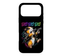 Custodia per iPhone 17 Pro Max Pew Pew Pew Divertente cavia Laser Blaster Cavy Animal Humor