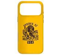 Custodia per iPhone 17 Pro Max Phoenix Arizona USA Cowboy Horse Design stile vintage