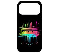 Custodia per iPhone 17 Pro Max Pianoforte Stile Synthwave Pianoforte Pratica Pianista