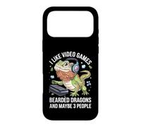 Custodia per iPhone 17 Pro Max Piccolo dinosauro da gioco retrò Bearded Dragon Lover